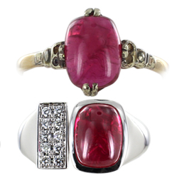 Redesigned ruby ring